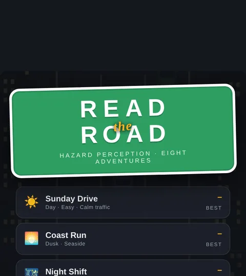 Read the Road in use